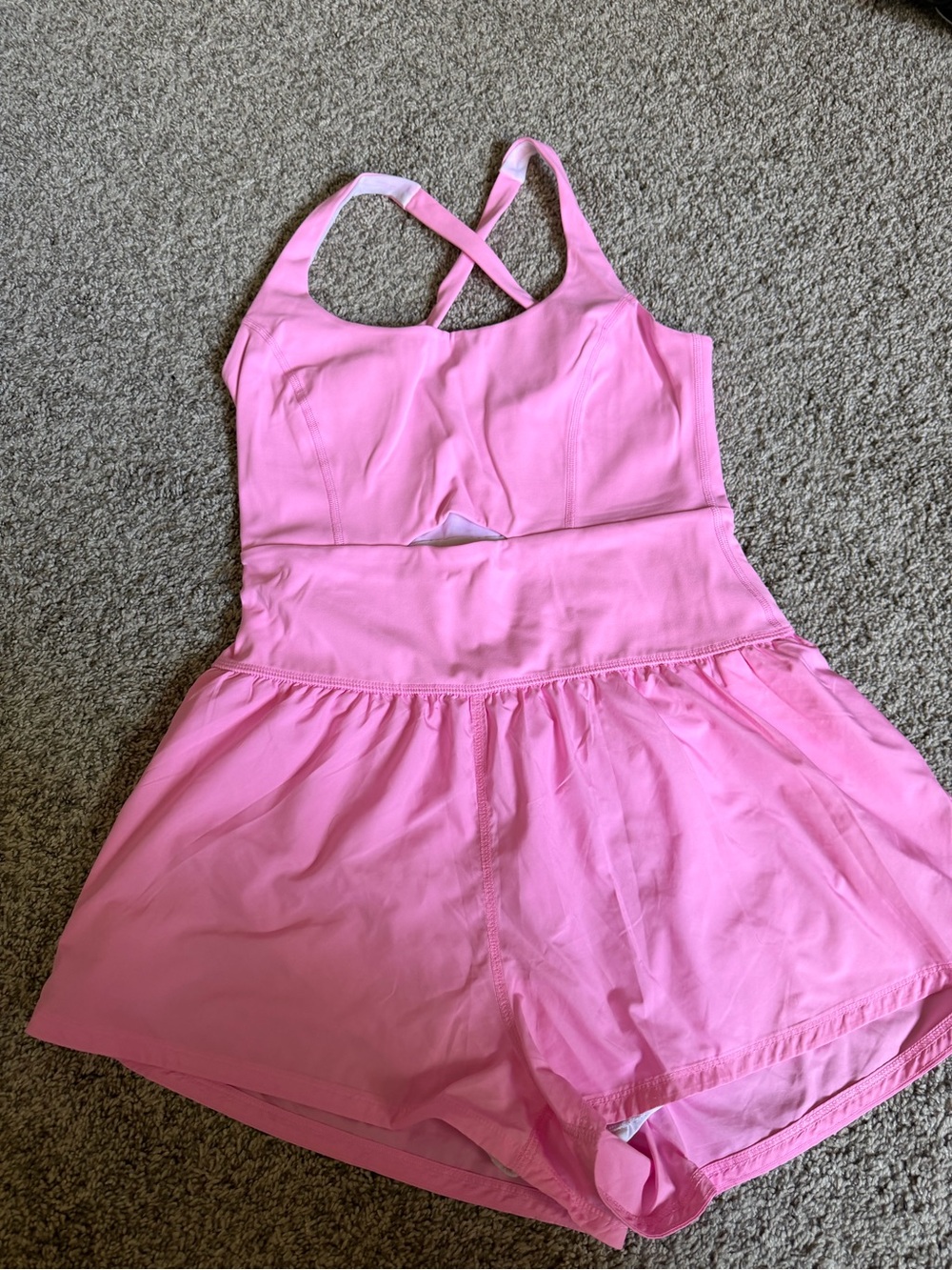 Free People Crossback Athletic Romper - Picture 1 of 4